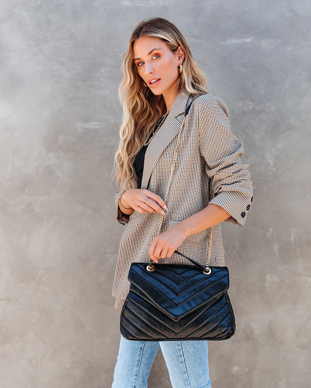 Kaisley Quilted Crossbody Shoulder Bag