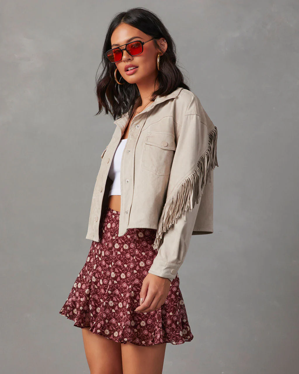 Dresden Suede Fringe Jacket