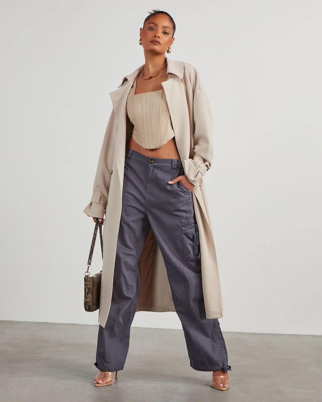 Never Give Up Cotton Cargo Pants