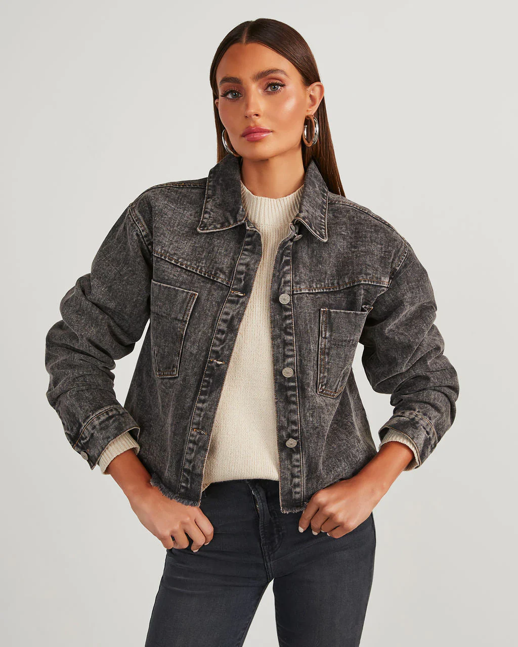 Humphries Cropped Denim Jacket