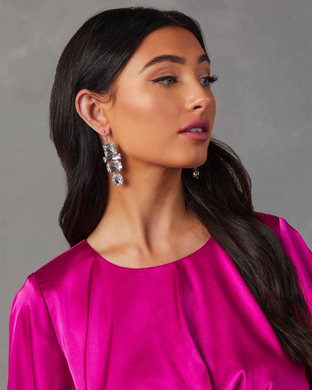 Deco Gem Drop Earrings