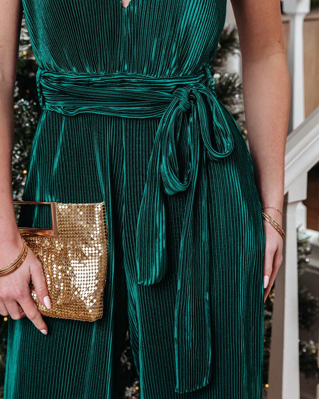 Midnight Love Plisse Jumpsuit