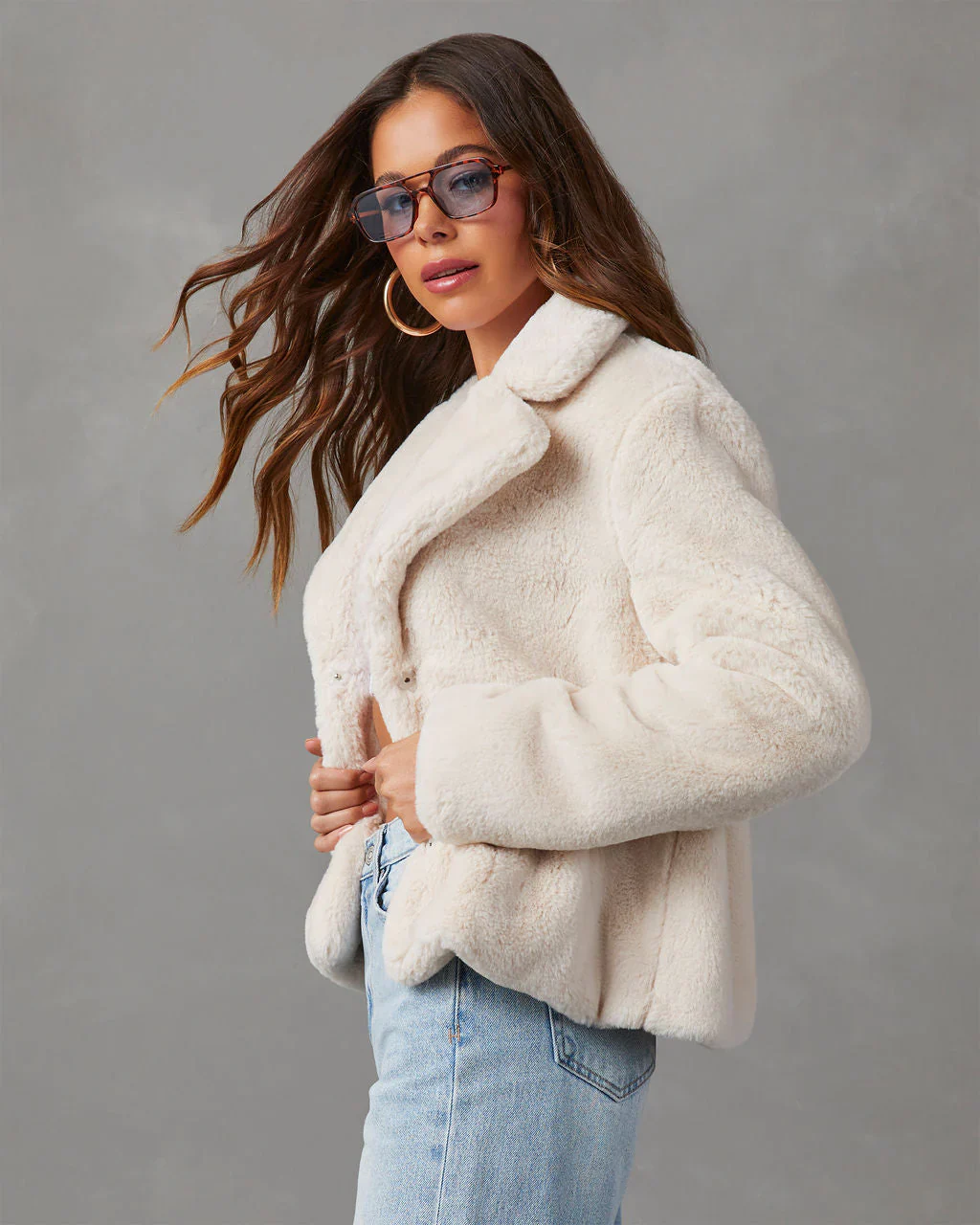 Knock Out Faux Fur Jacket