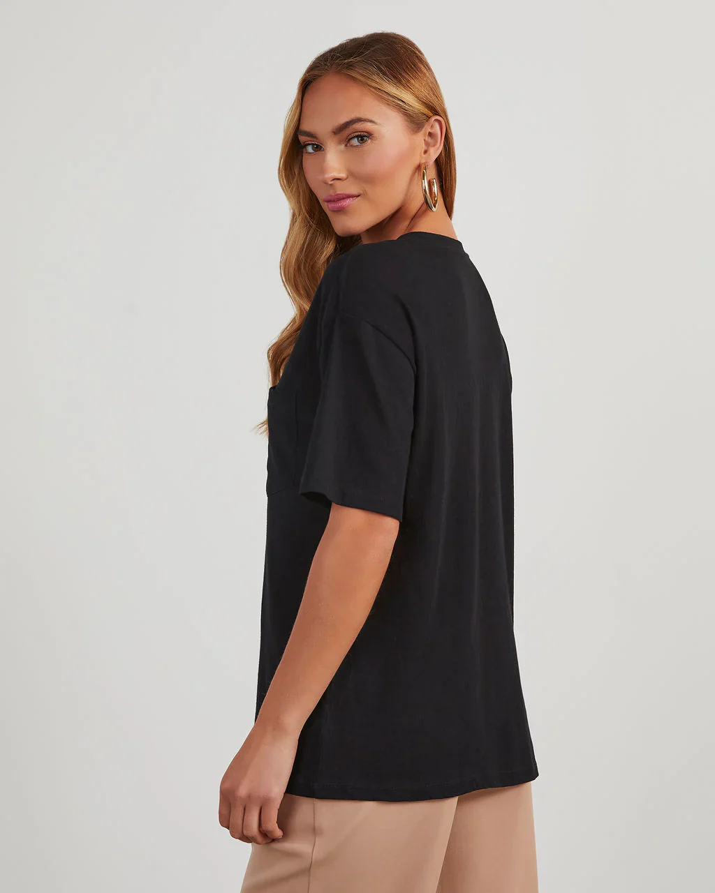 Magnolia Cotton Blend Pocket Tee