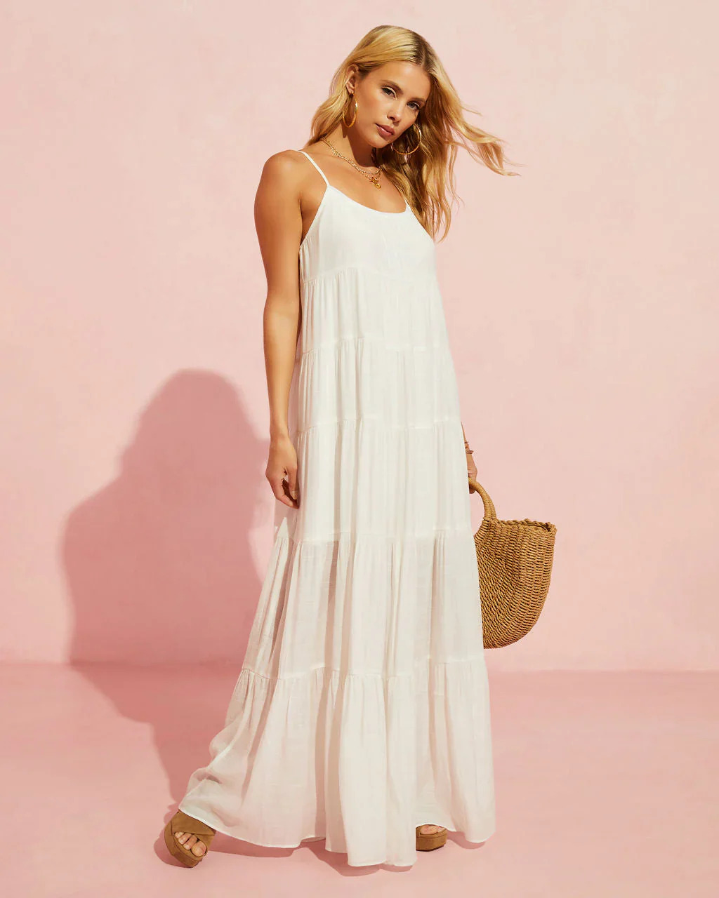 Plume Tiered Maxi Dress