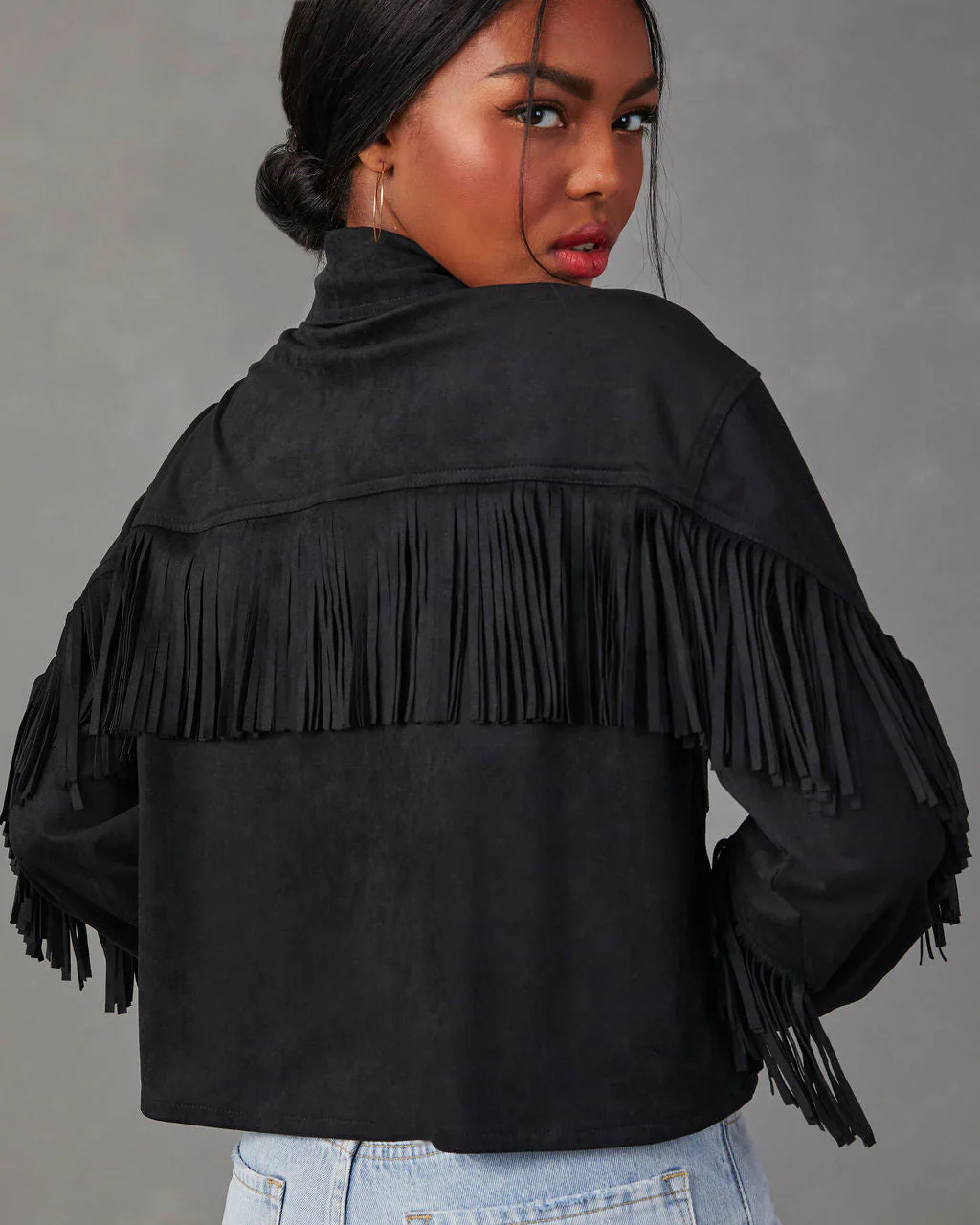 Dresden Suede Fringe Jacket