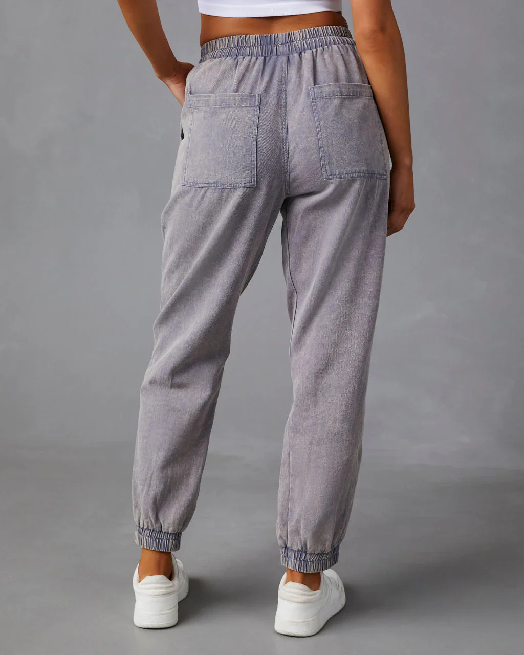 Doriana Cotton Pocketed Jogger Pants