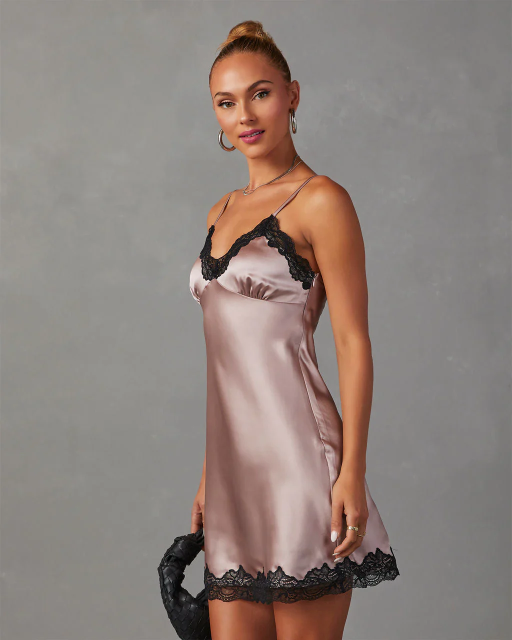 Nanette Satin Slip Mini Dress