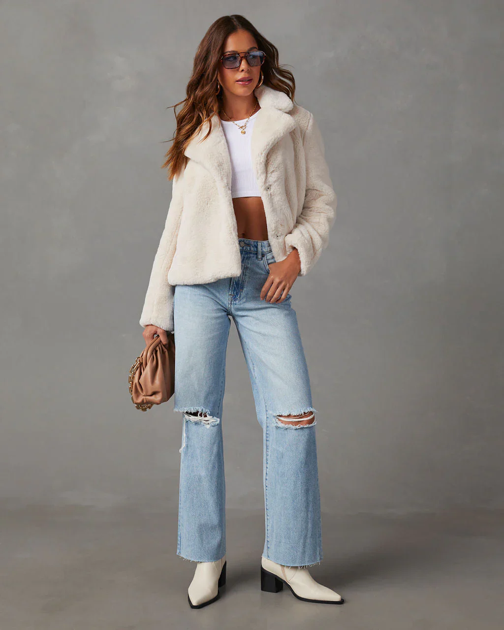 Knock Out Faux Fur Jacket