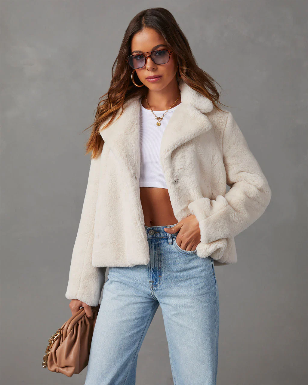 Knock Out Faux Fur Jacket