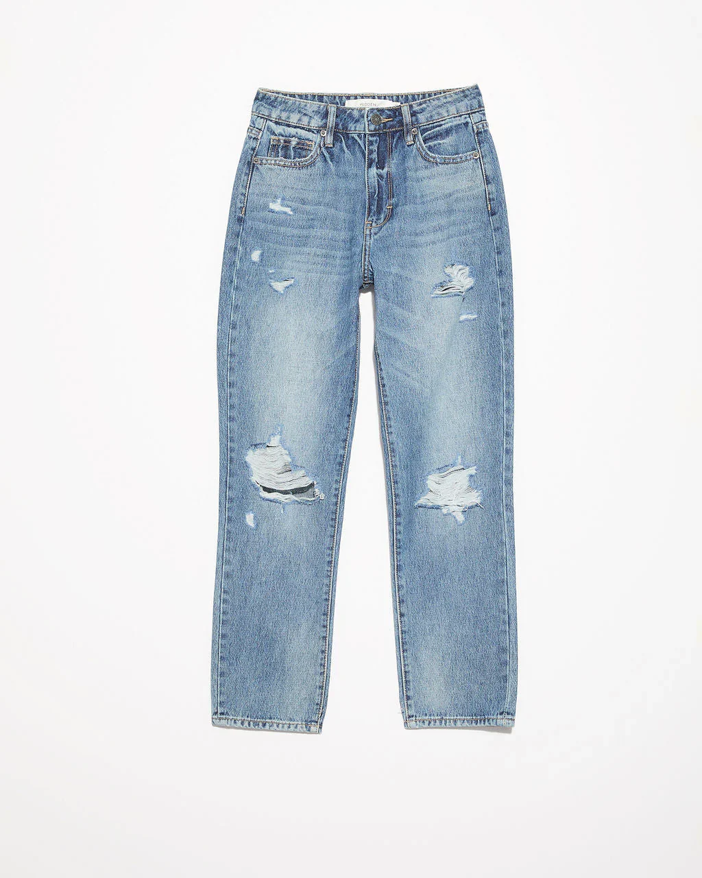 Enya Distressed Cropped Jeans
