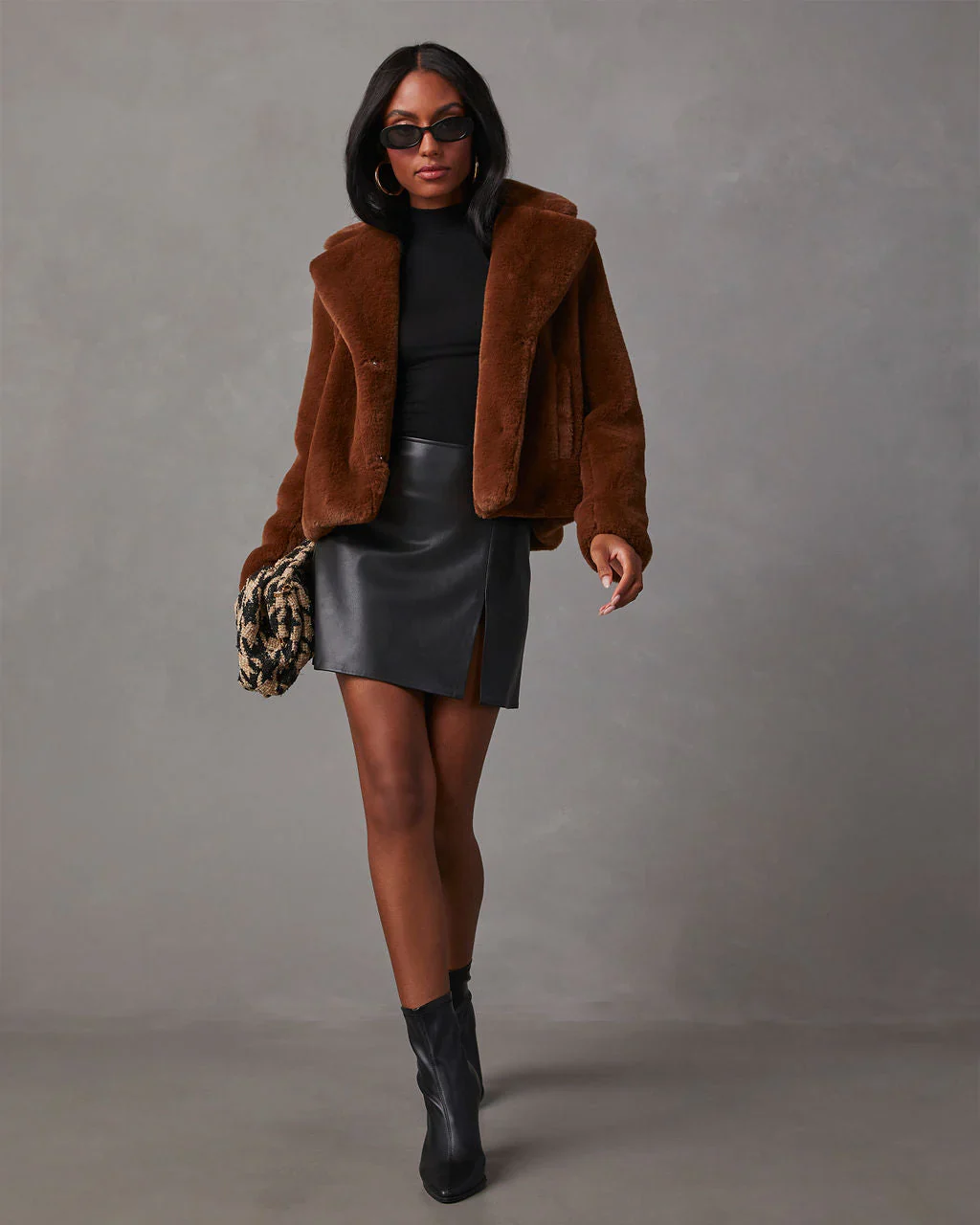Knock Out Faux Fur Jacket