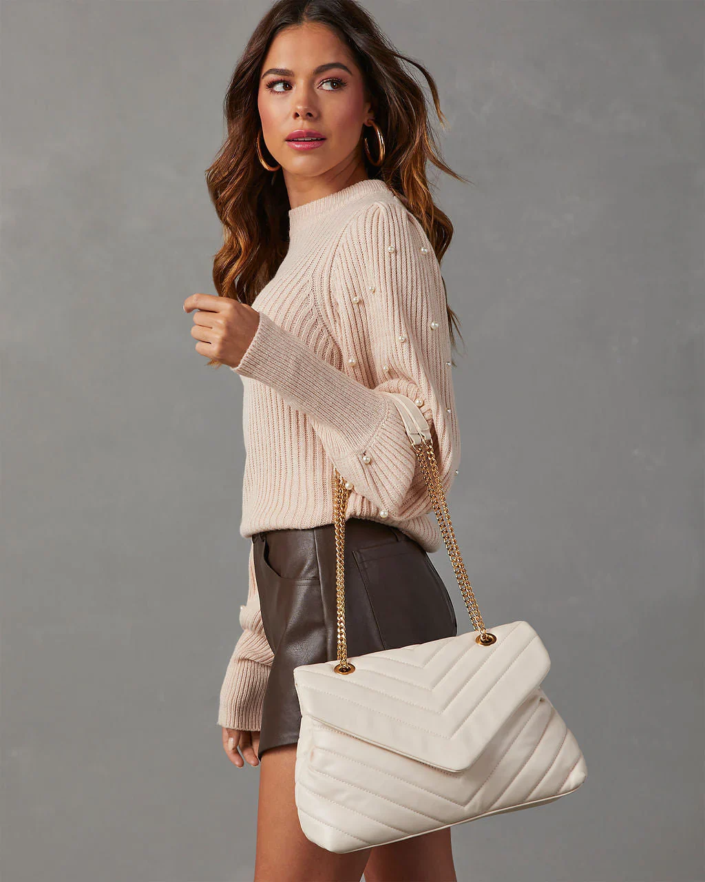 Kaisley Quilted Crossbody Shoulder Bag