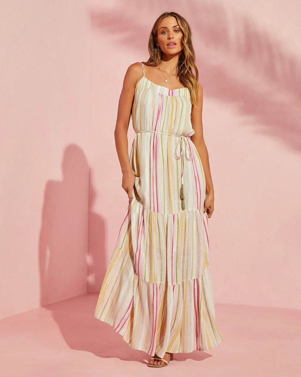 Garrison Belted Maxi Dress