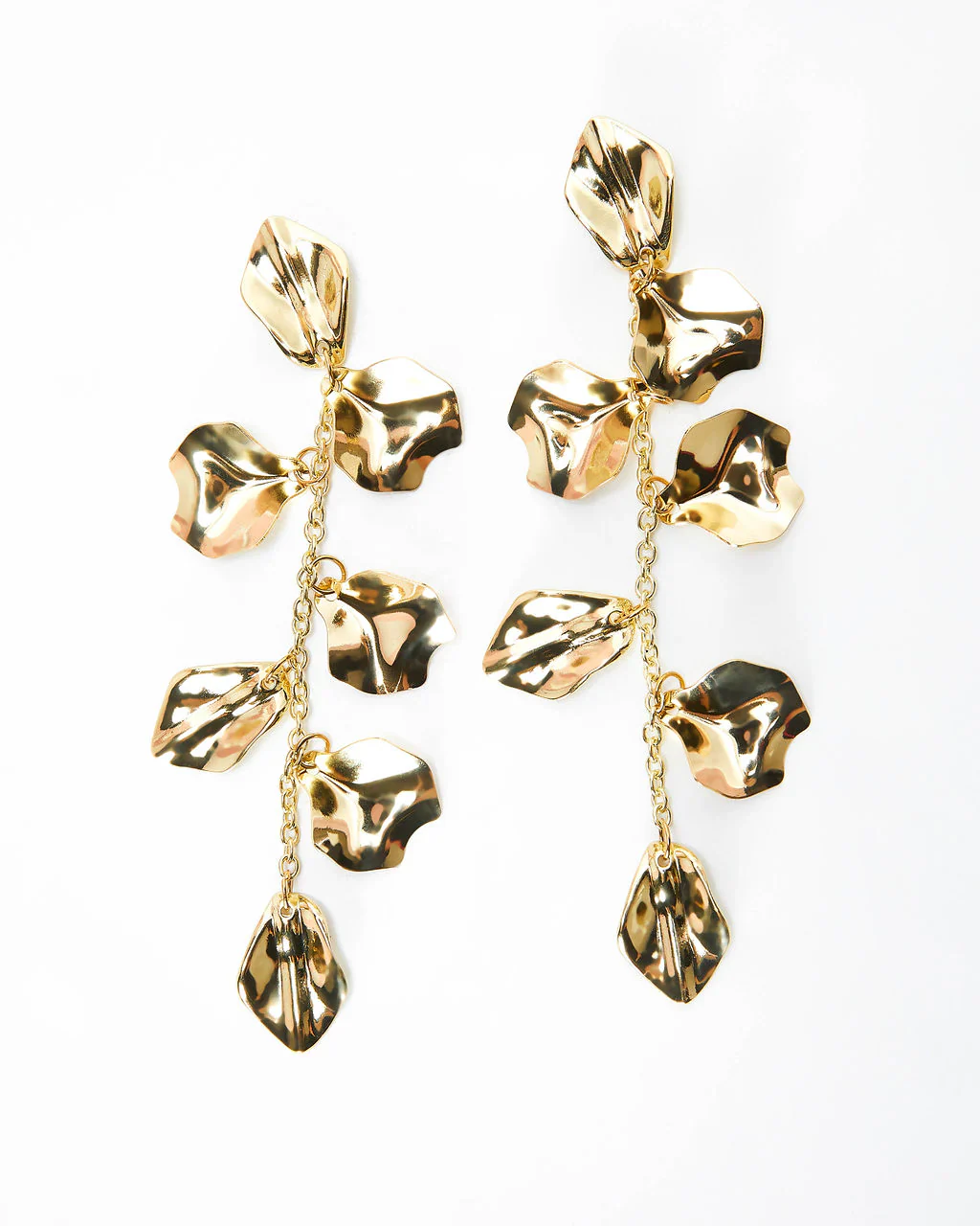 Etta Textured Drop Earrings