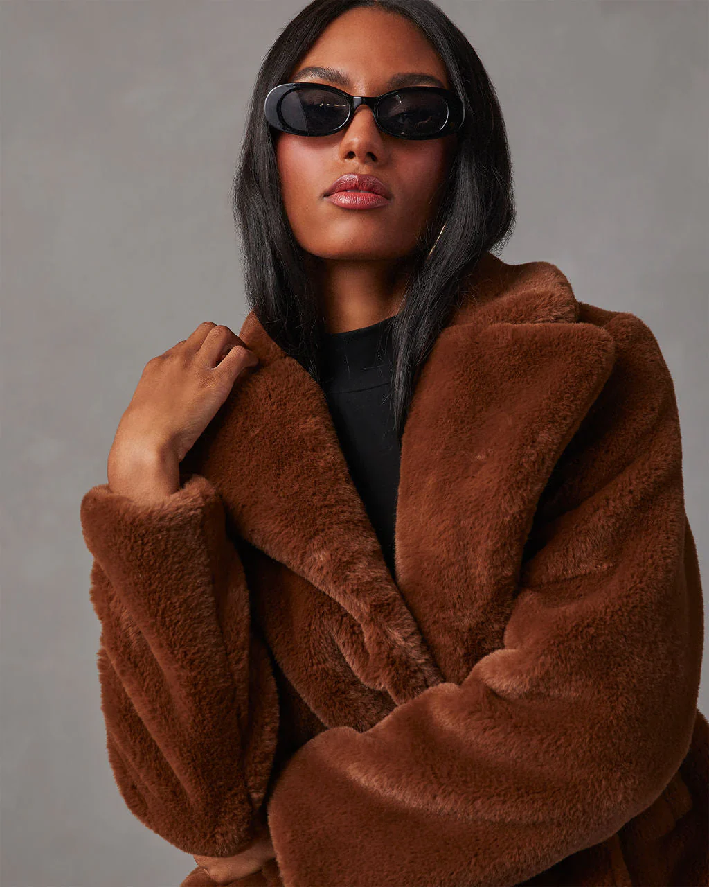 Knock Out Faux Fur Jacket