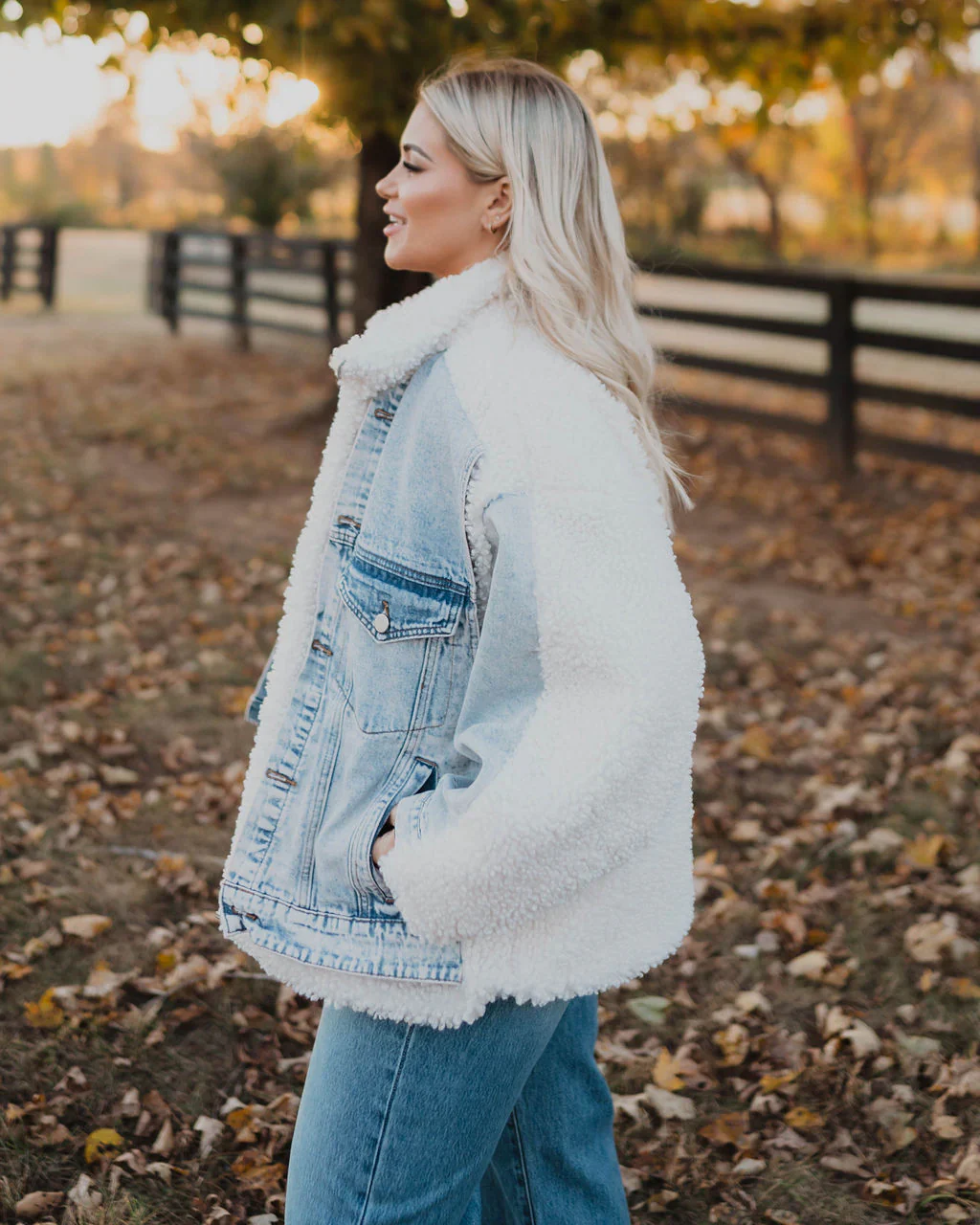 Hauser Denim Sherpa Jacket