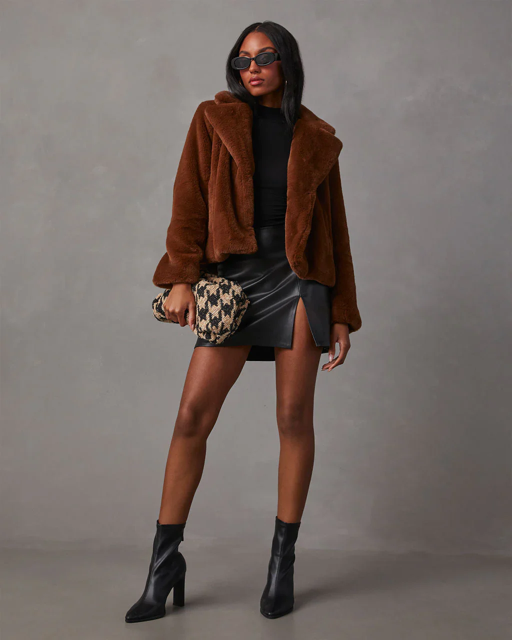 Knock Out Faux Fur Jacket