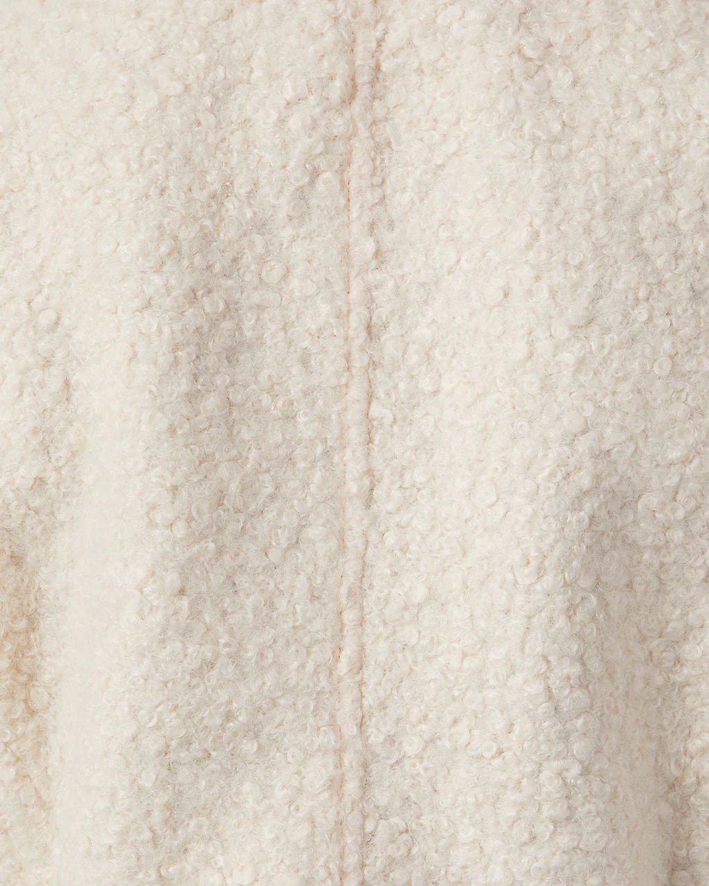 Dalida Faux Leather Trim Sherpa Jacket