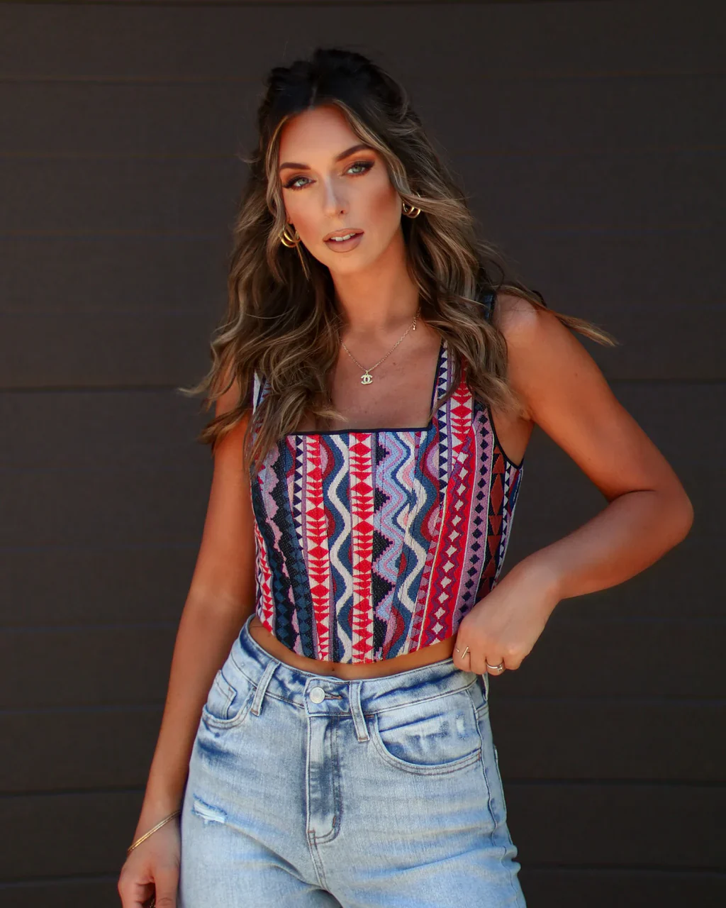 Citali Printed Crop Top