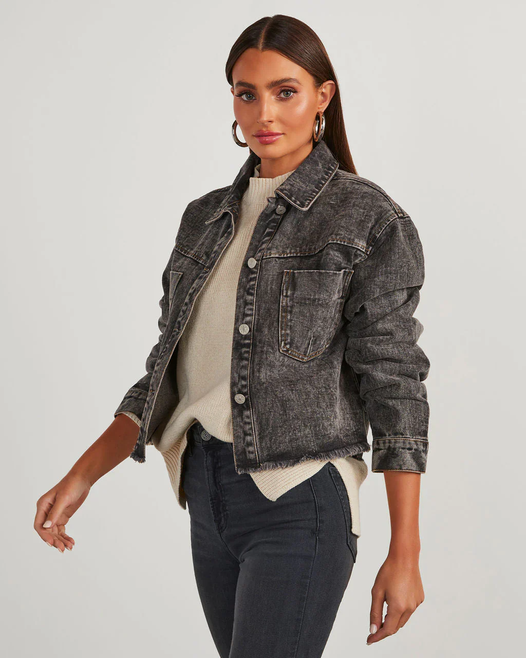 Humphries Cropped Denim Jacket
