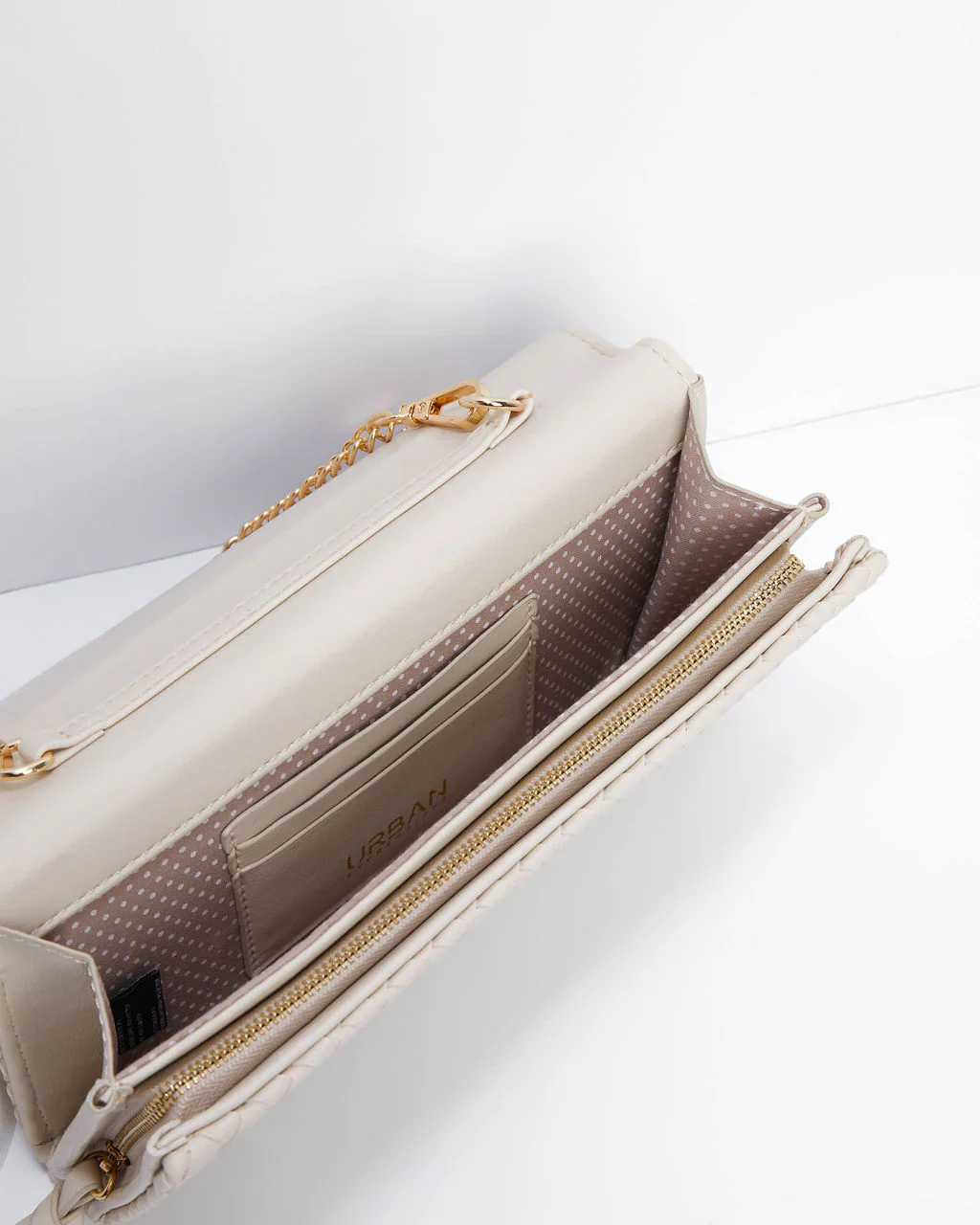 Wallis Woven Faux Leather Crossbody Bag