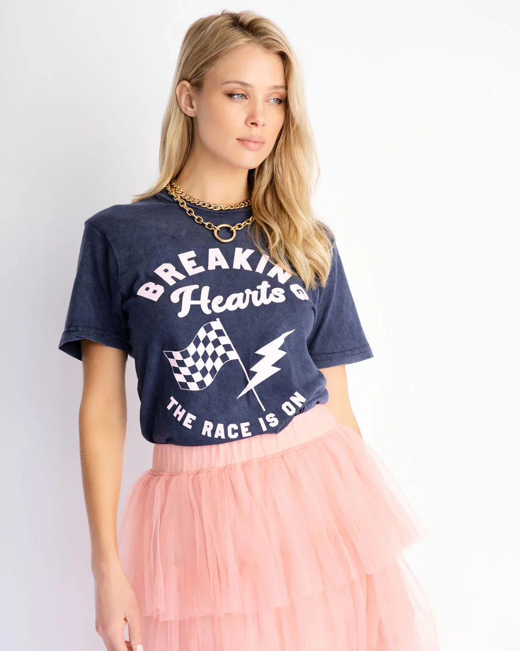 Breaking Hearts Cotton Tee