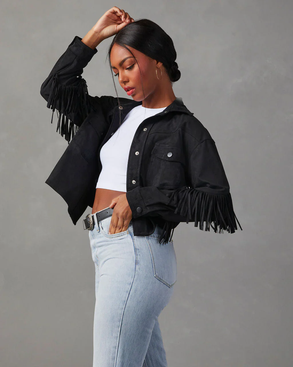 Dresden Suede Fringe Jacket