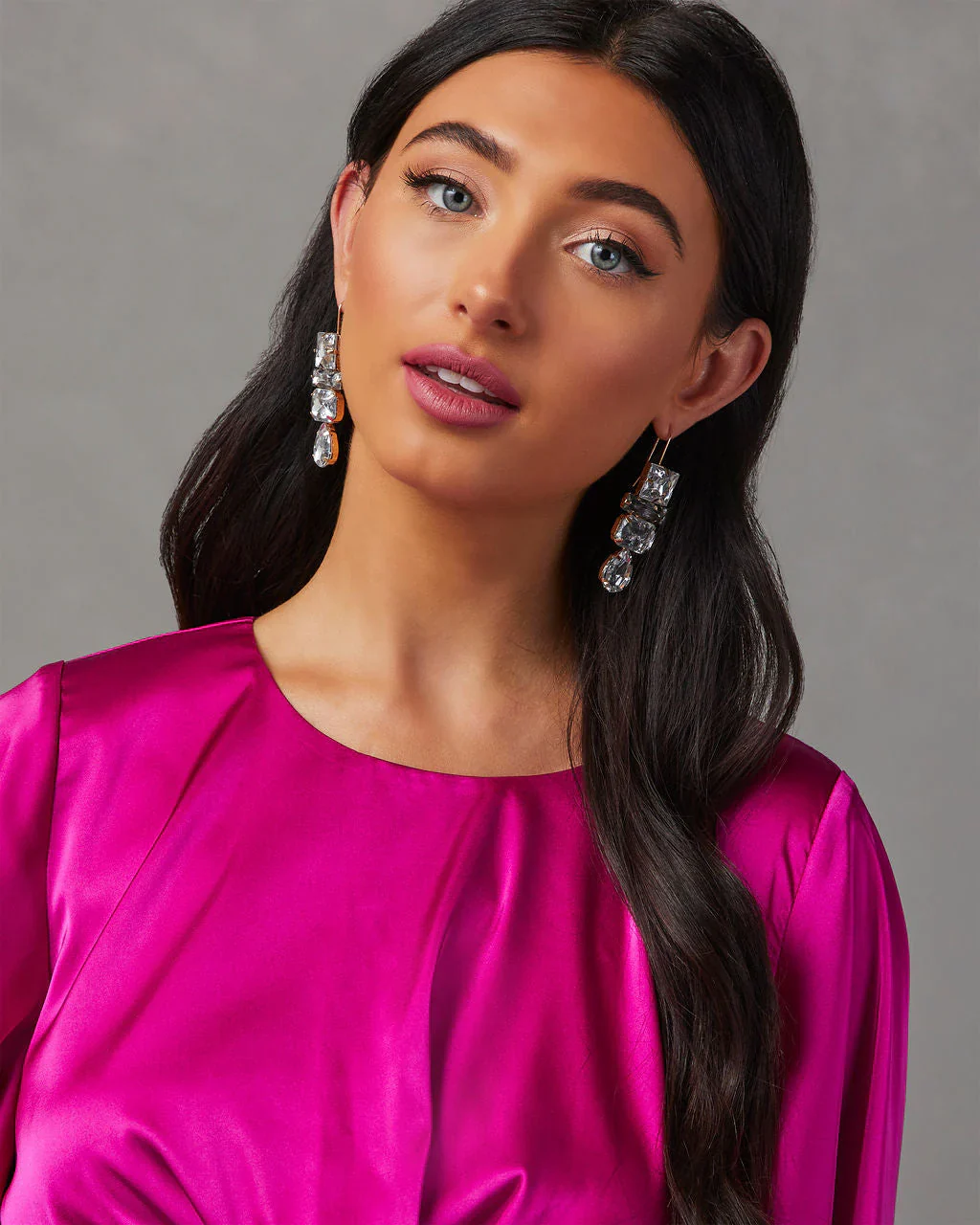 Deco Gem Drop Earrings