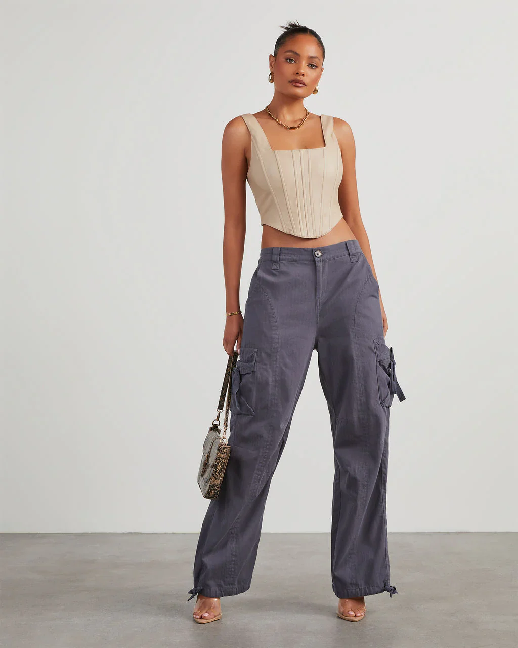 Never Give Up Cotton Cargo Pants