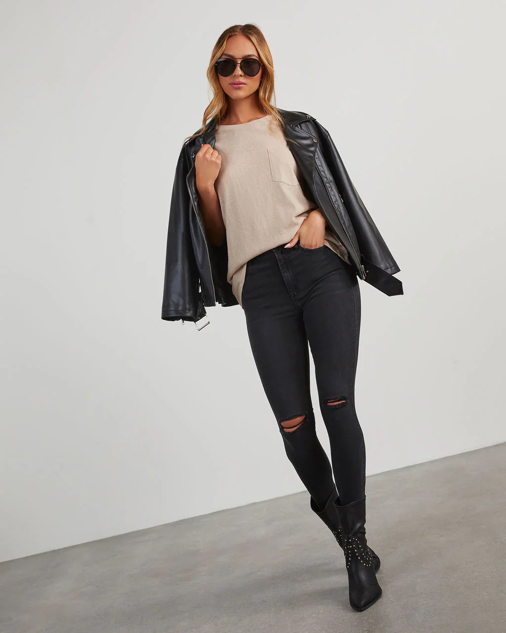 Magnolia Cotton Blend Pocket Tee