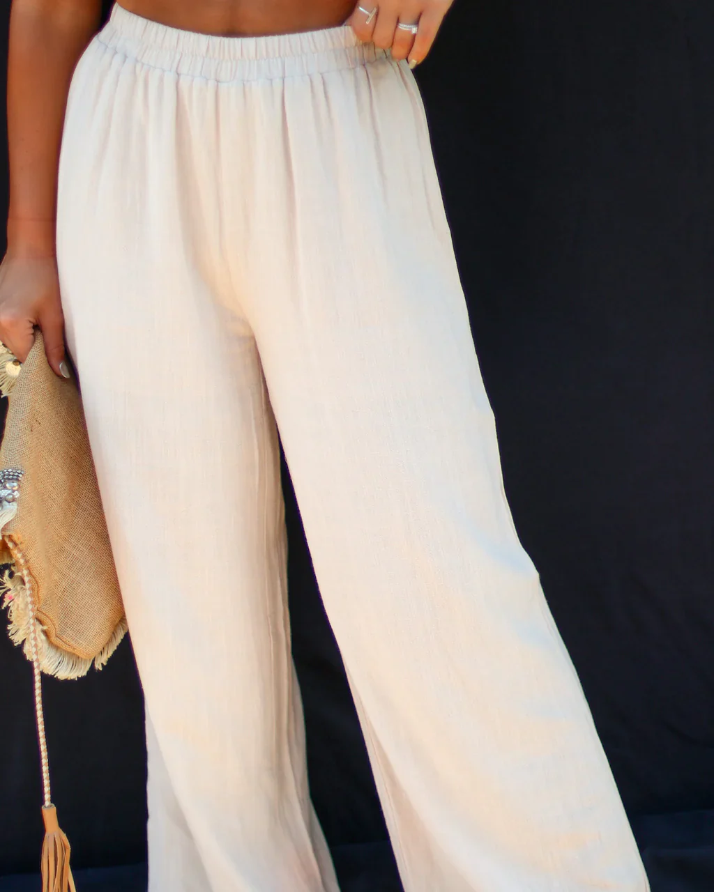 Adella Pocketed Wide Leg Pants